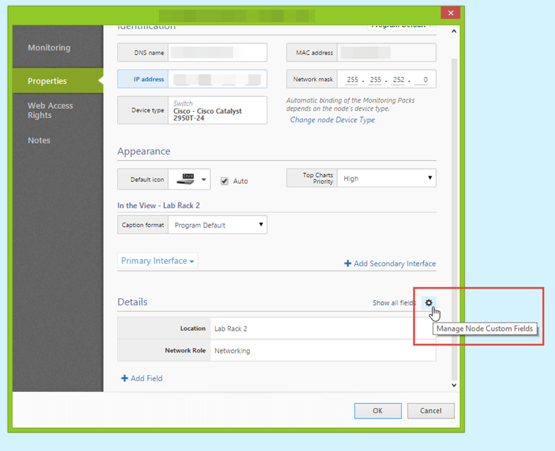 Define Custom Field Btn