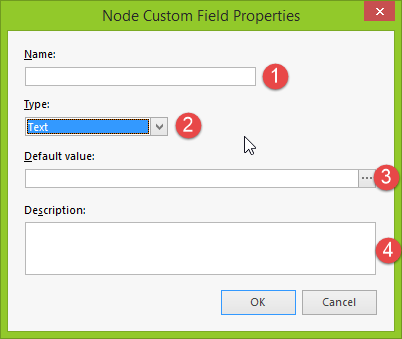 Node Custom Field Properties